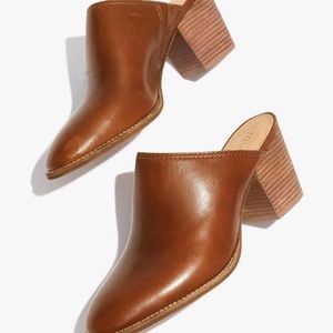 New Madewell harper leather mule